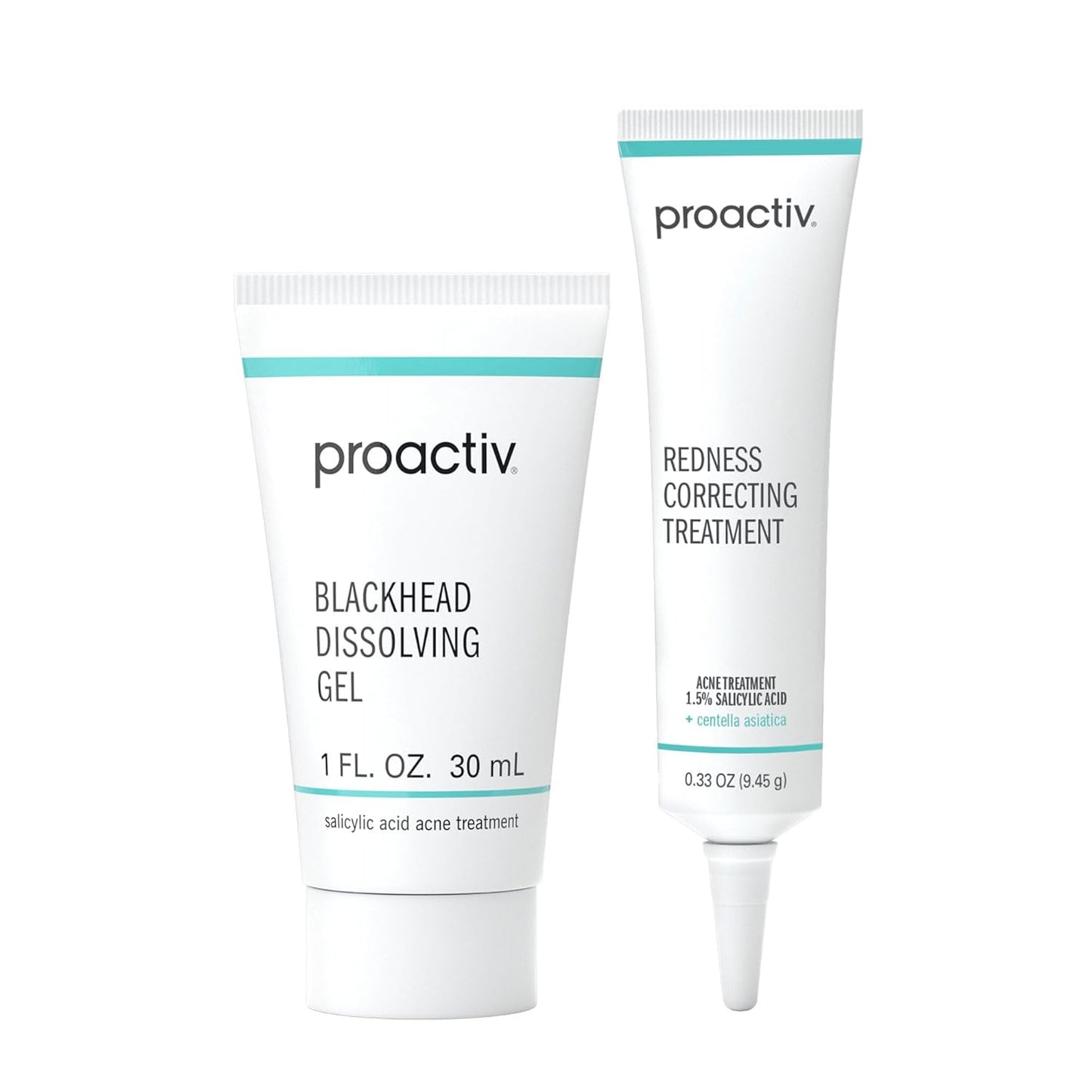 Proactiv Acne Treatment Duo - Blackhead Dissolving Gel + Redness Correcting Spot Treatment, Clears & Prevents Breakouts with Salicylic Acid, Formulated for Acne-Prone Skin