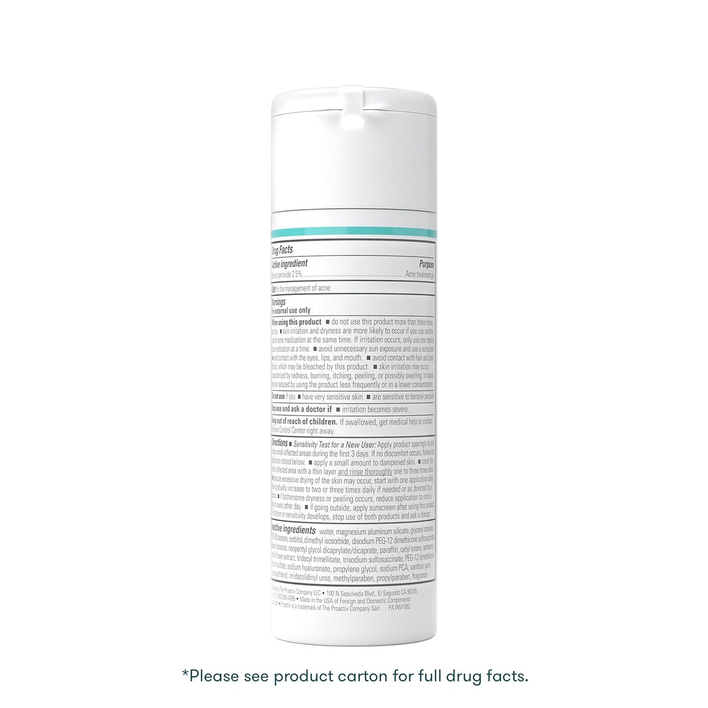 Proactiv Acne Cleanser - Benzoyl Peroxide Face Wash and Acne Treatment - Daily Facial Cleanser and Hyularonic Acid Moisturizer with Exfoliating Beads - 60 Day Supply, 4 Fl Oz