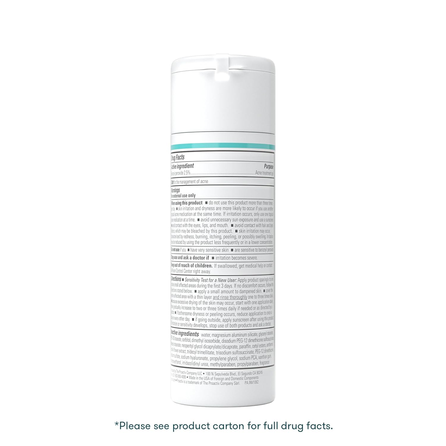 Proactiv Acne Cleanser - Benzoyl Peroxide Face Wash and Acne Treatment - Daily Facial Cleanser and Hyularonic Acid Moisturizer with Exfoliating Beads - 60 Day Supply, 4 Fl Oz