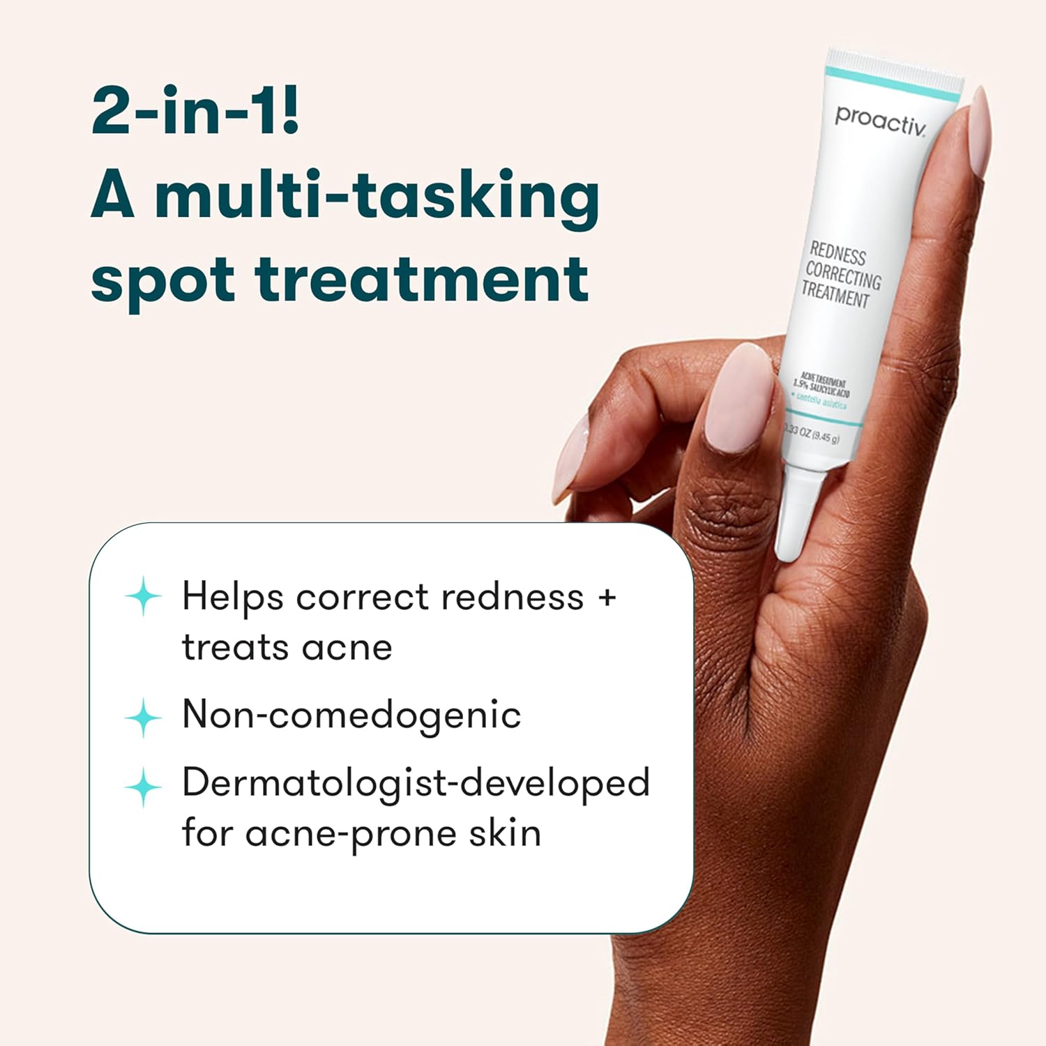 Proactiv Acne Treatment Duo - Blackhead Dissolving Gel + Redness Correcting Spot Treatment, Clears & Prevents Breakouts with Salicylic Acid, Formulated for Acne-Prone Skin